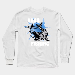 Bass Fishing Fishermen Fish Lovers Long Sleeve T-Shirt